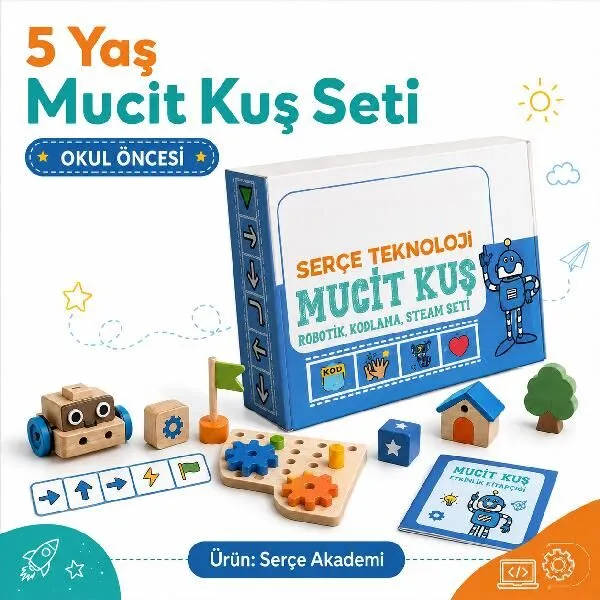 Serçe Akademi 5 Yaş Mucit Kuş Seti